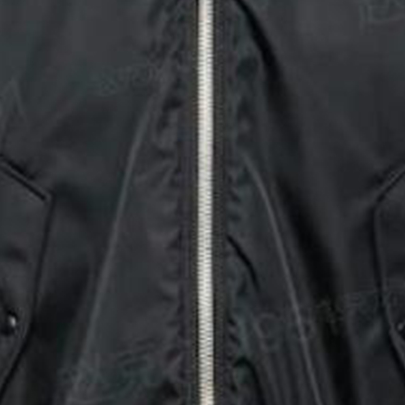 Details for Prada FW22 黑色拉鍊飛行員外套帶翻領 SGC148-1WQ8-F0002-S-222