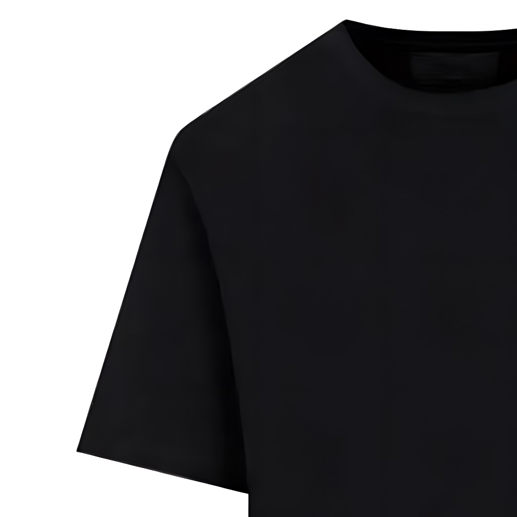 PRADA FW22 Logo Crewneck Black T-Shirt for Men. UJN83-7240-F0002-S-231 圖 8