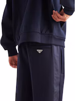 Purchase プラダ FW22 サイドストライプ ボタン ストレートレッグパンツ ダークブルー UJP198-11OQ-F0QR3-S-222