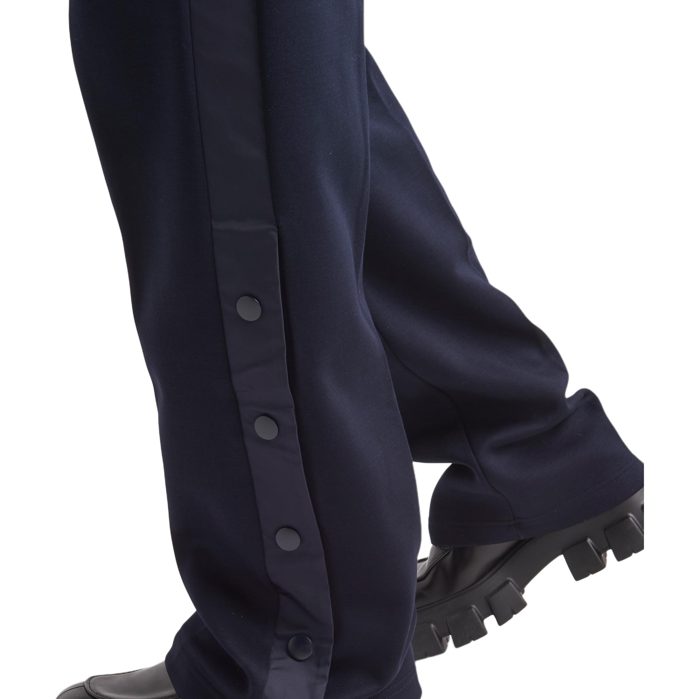 Details for 普拉达FW22深蓝侧条纹纽扣直筒裤 UJP198-11OQ-F0QR3-S-222