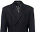 Purchase PRADA FW22 Solid Black Long Sleeve Straight-Cut Coat Unisex. UC474N-180-F0002-S-222