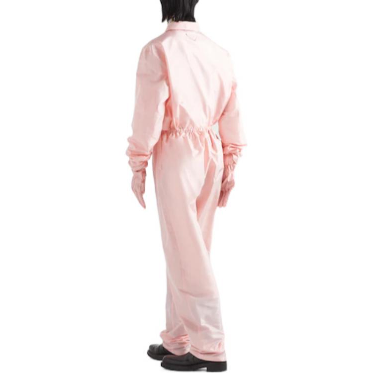 Shop 普拉达 FW22 男士松紧腰宽松休闲裤 樱桃红长裤 SPH229-11I2-F0V94-S-222