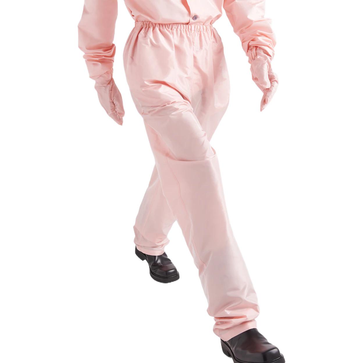 Purchase 普拉达 FW22 男士松紧腰宽松休闲裤 樱桃红长裤 SPH229-11I2-F0V94-S-222