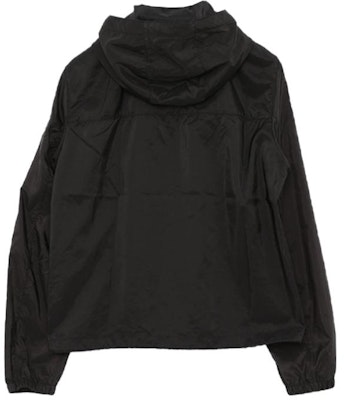 PRADA FW23 Black Color-Block Logo Zip Hoodie Jacket Coat. SGA466-106O-F0002 Lookbook PRADA FW23 Black Color-Block Logo Zip Hoodie Jacket Coat. SGA466-106O-F0002