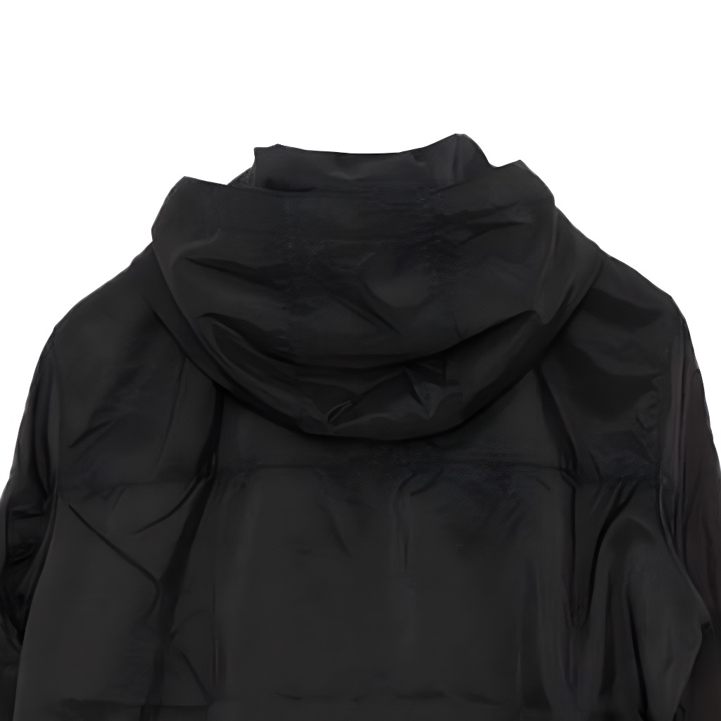 Sizing PRADA FW23  Black Color-Block Logo Zip Hoodie Jacket Coat. SGA466-106O-F0002