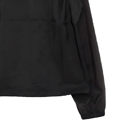 PRADA FW23 Black Color-Block Logo Zip Hoodie Jacket Coat. SGA466-106O-F0002 Cheap PRADA FW23 Black Color-Block Logo Zip Hoodie Jacket Coat. SGA466-106O-F0002