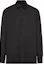 Buy 普拉达 FW23 黑色长袖衬衫 可拆卸刺绣领口 UCN537-10IV-F0806-S-OOO