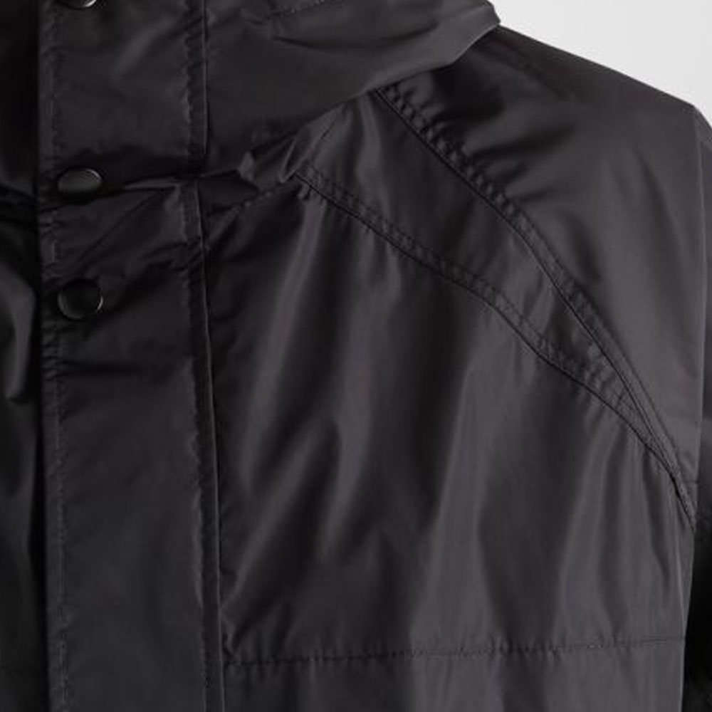 Details for PRADA FW23 ブラック 無地 ロゴ フーディージャケット SGC557-14I2-F0002-SOOO