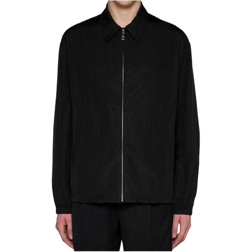 Lookbook PRADA FW23  Black Solid Zip-Up Long Sleeve Casual Jacket SGC5310001XV2-F0002