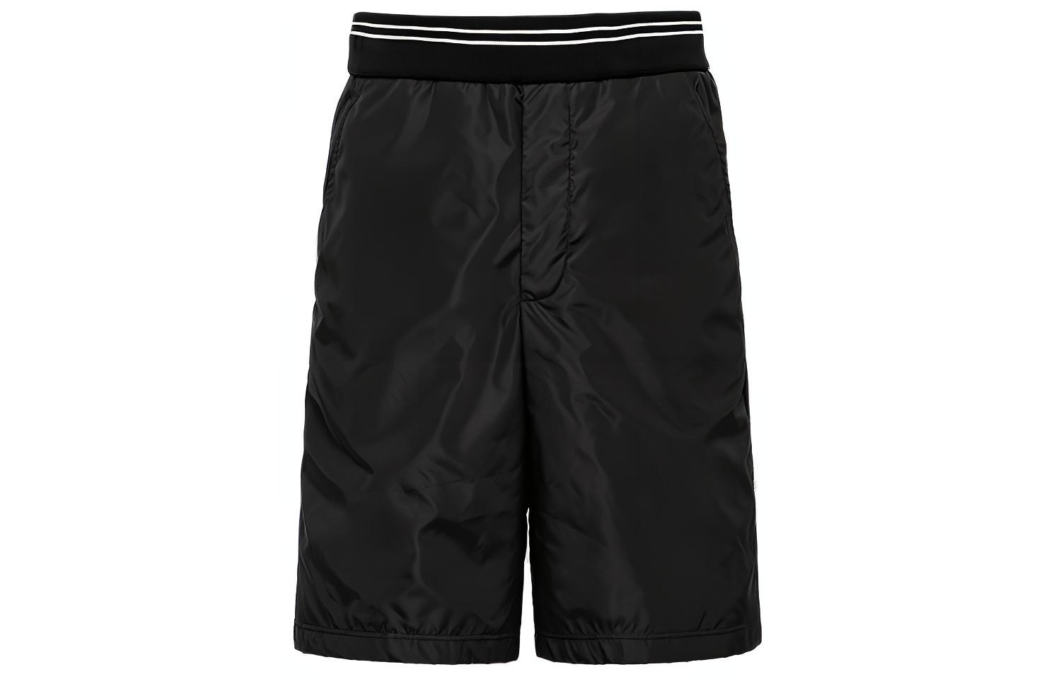 Order 普拉达 FW23 黑色条纹百慕大休闲短裤. UJP234-1YR5-F0806-S-OOO