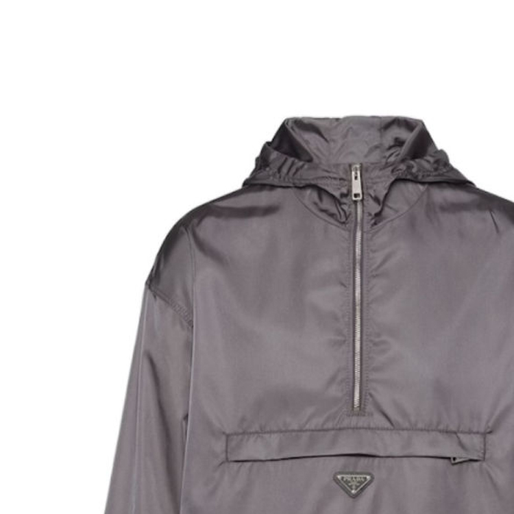 Details for 普拉达 FW23 灰色标志连帽夹克 SGC301-1WQ8-F0D65-S-232