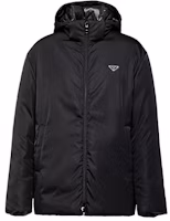 Order PRADA FW23 可翻穿連帽寬鬆外套 黑色 SGC398-1WQ8-F0002-S-232