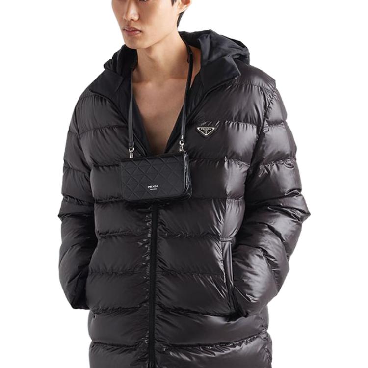 Purchase PRADA 秋冬23 双面连帽宽松夹克 黑色 SGC398-1WQ8-F0002-S-232