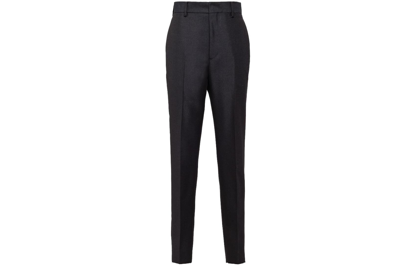 PRADA FW23  Slim-Fit Wool Trousers Blue UP0234-1WC1-F0008-S-232
