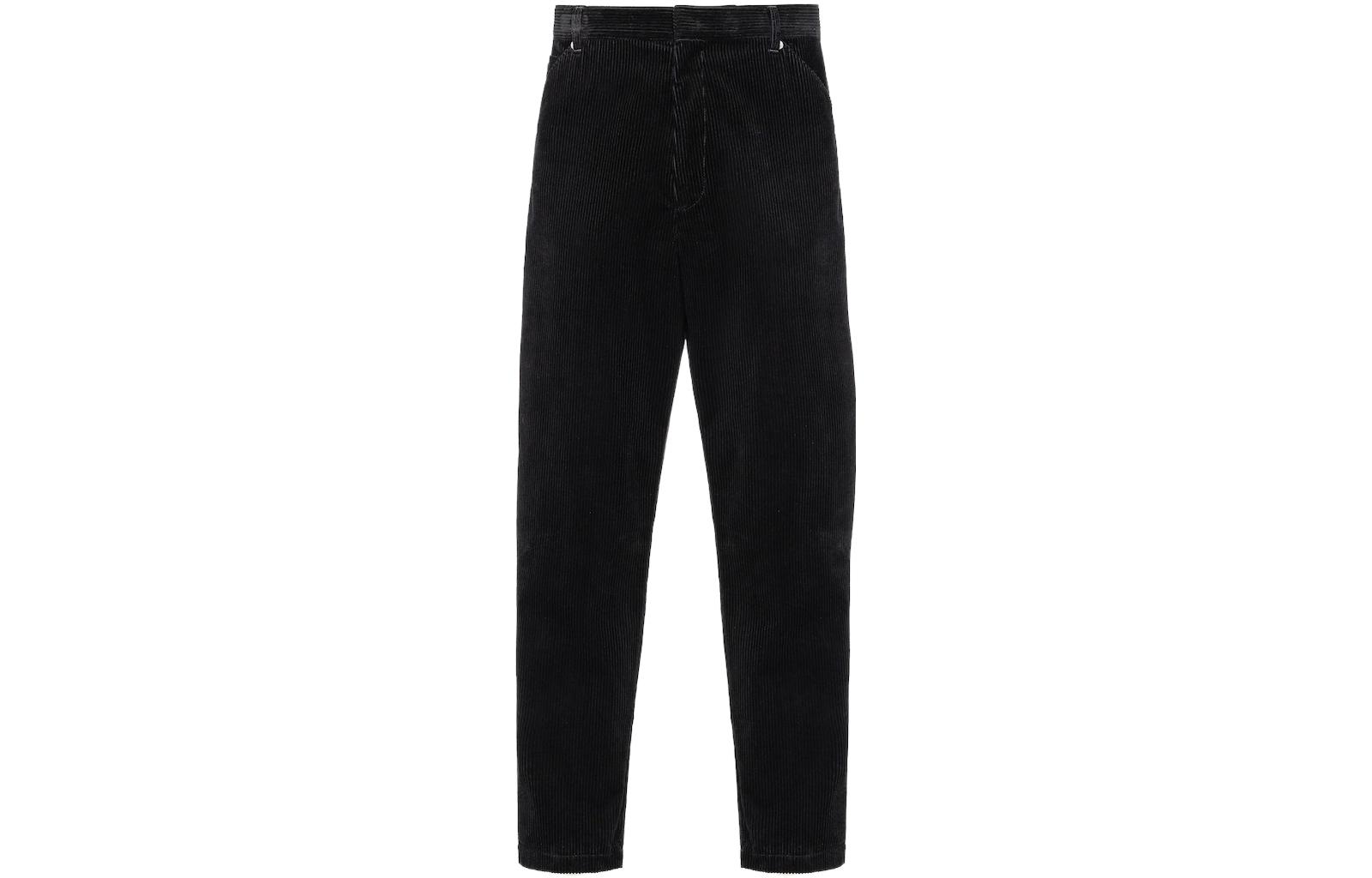 Order PRADA FW23  Solid Logo Straight-Leg Casual Pants - Black SPH313-13YO-F0002-S-232