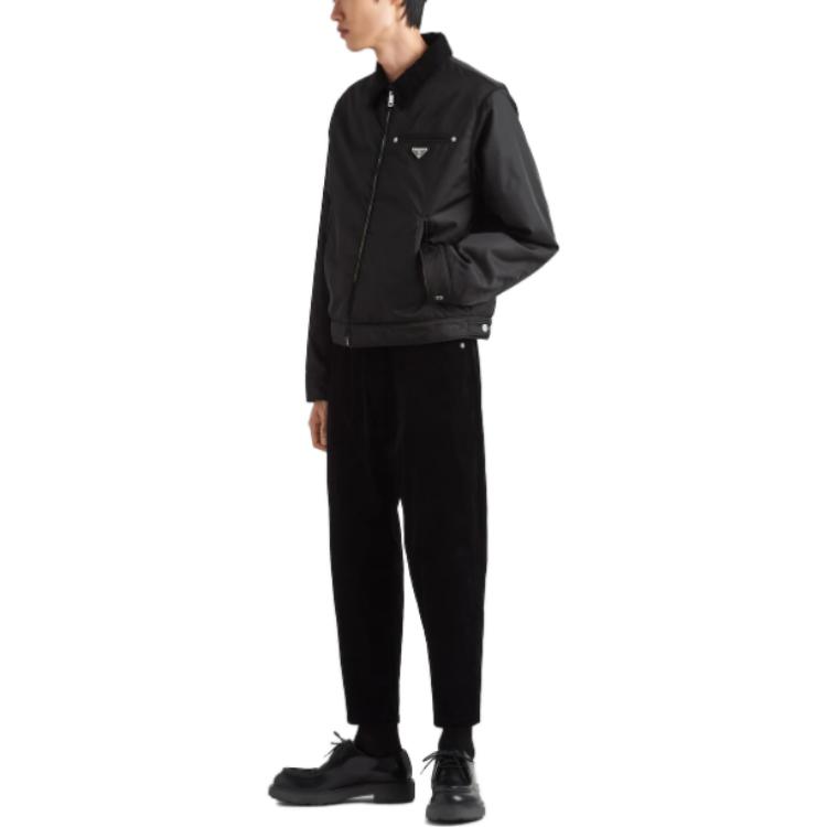 Lookbook PRADA FW23  Solid Logo Straight-Leg Casual Pants - Black SPH313-13YO-F0002-S-232