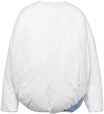 PRADA FW23 White Long Sleeve Down Jacket Oversized Mid-Length Coat. SGC355-1U71-F0009-S-232 Buy PRADA FW23 White Long Sleeve Down Jacket Oversized Mid-Length Coat. SGC355-1U71-F0009-S-232
