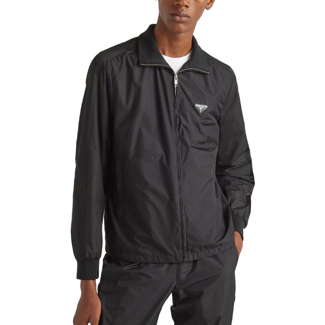 Lookbook Prada FW23 黑色標誌長袖外套 SGC469-133V-F0002-S-WMO