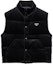 Buy PRADA FW24 Black Detachable Hood Sleeveless Puffer Jacket. SGC693-13YO-F002-S-OOO
