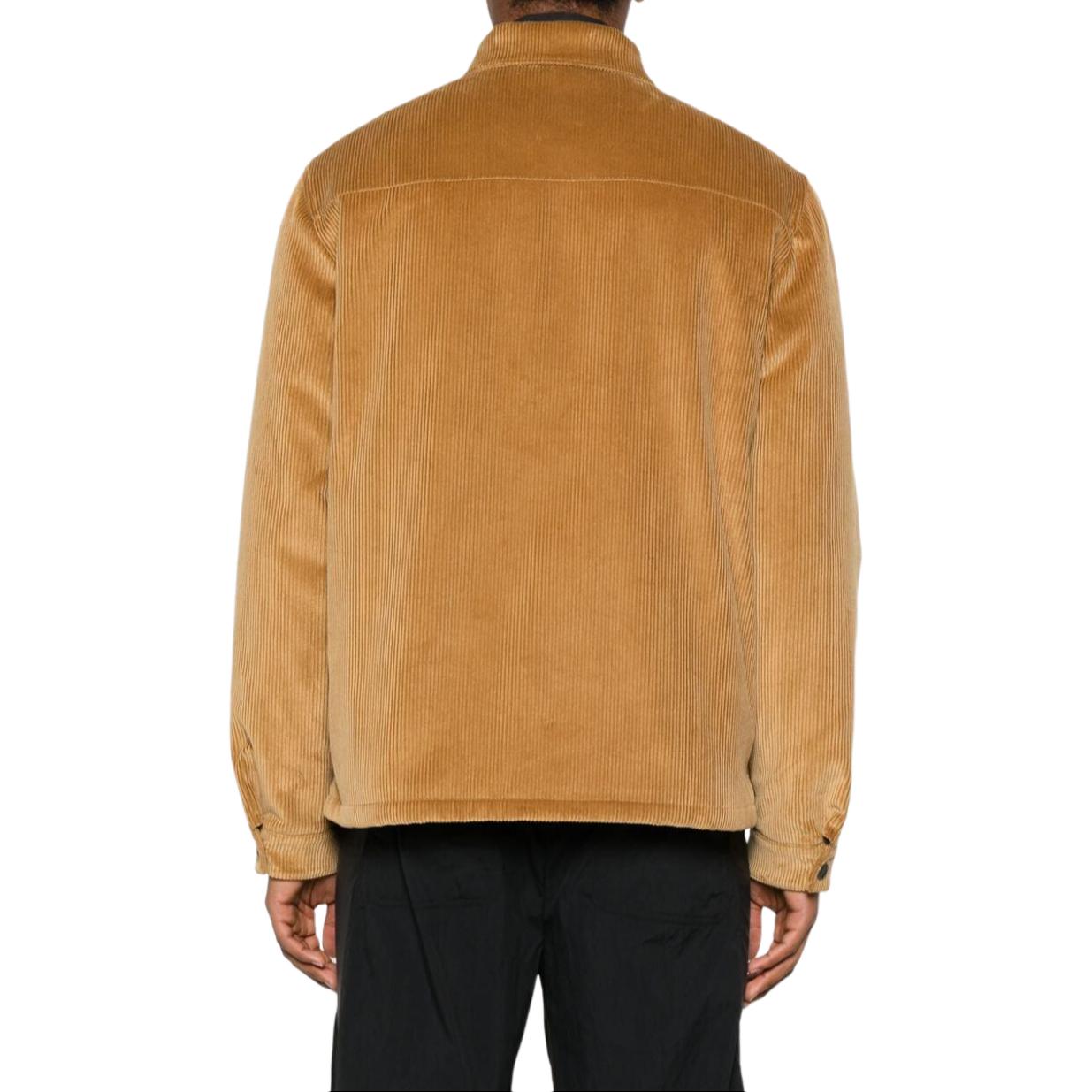 PRADA FW24  Brown Long-Sleeve Shirt with Logo Button Detail. SC554M-144R-F0346-S-221 圖 3