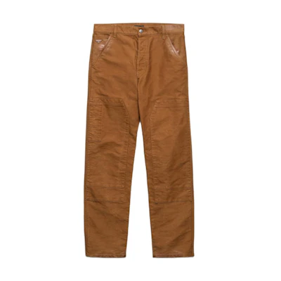 PRADA FW24 Brown Low Waist Loose Fit Twill Casual Pants. GEP398-142E-F0ADE-S-OOO