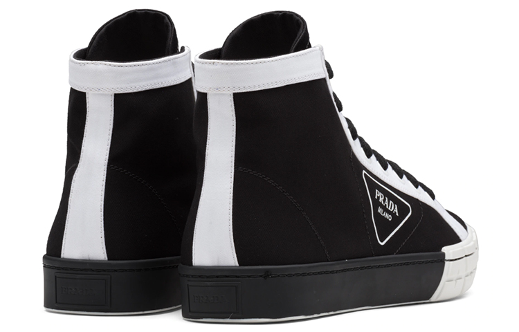 Prada Gabardine Wheel High 'Black White' 圖 3