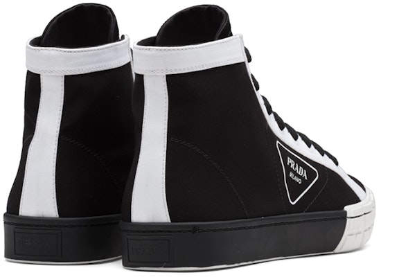 Prada Gabardina Wheel Alta 'Negro Blanco' 2TG158-89C-F0967 Lookbook Prada Gabardina Wheel Alta 'Negro Blanco' 2TG158-89C-F0967