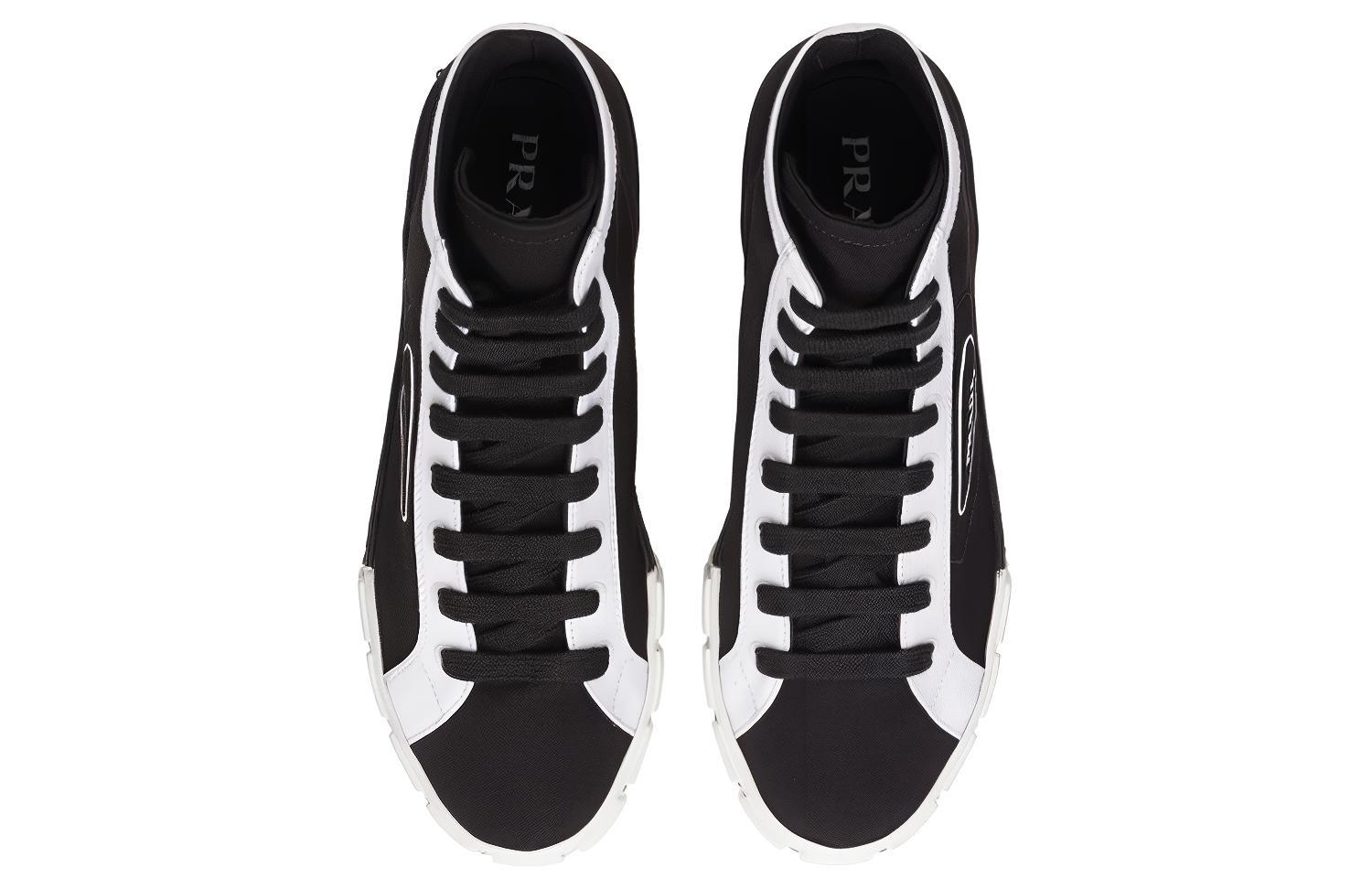 Prada Gabardine Wheel High 'Black White' 圖 4