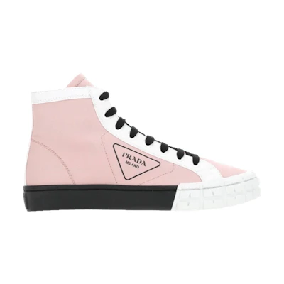 Prada Gabardine Wheel High 'Pink White'