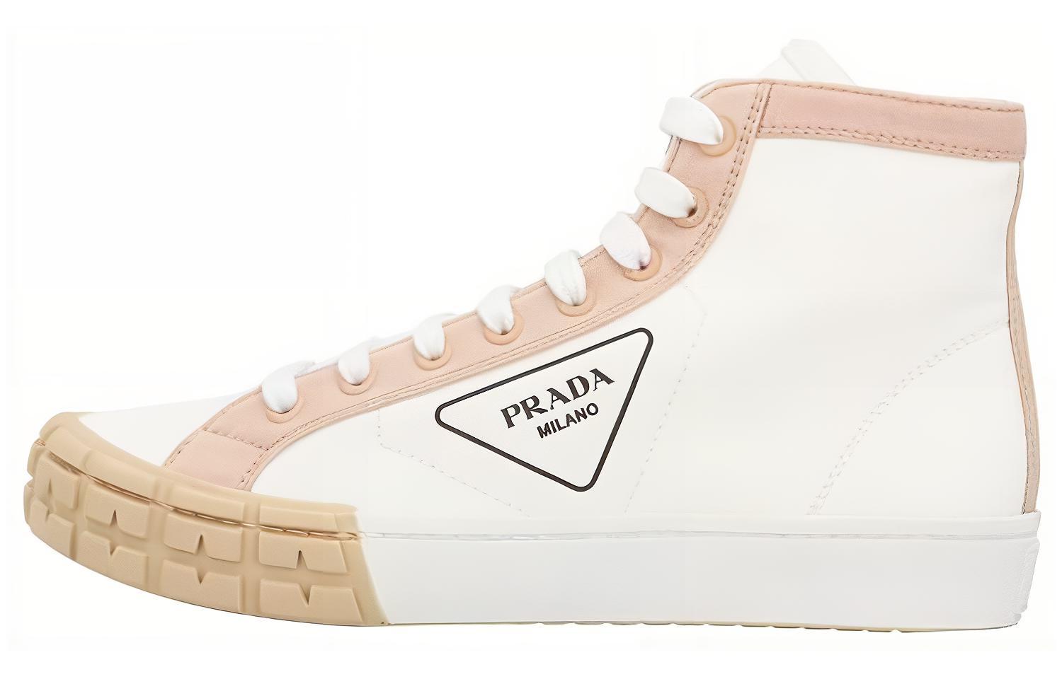 Buy Prada Gabardina Wheel High 'Blanco Caqui' 2TG158-89C-F074A