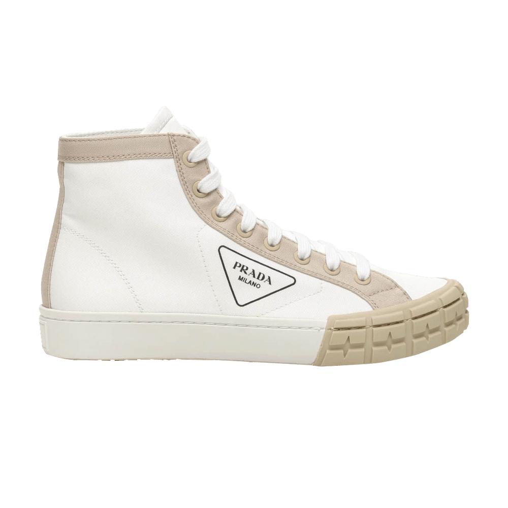 Prada Gabardine Wheel High 'White Khaki' 2TG158-89C-F074A
