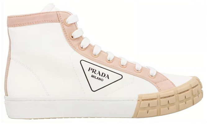 Prada Roda Gabardine Tinggi 'Putih Khaki' 2TG158-89C-F074A Order Prada Roda Gabardine Tinggi 'Putih Khaki' 2TG158-89C-F074A