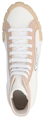 Prada Roda Gabardine Tinggi 'Putih Khaki' 2TG158-89C-F074A Lookbook Prada Roda Gabardine Tinggi 'Putih Khaki' 2TG158-89C-F074A