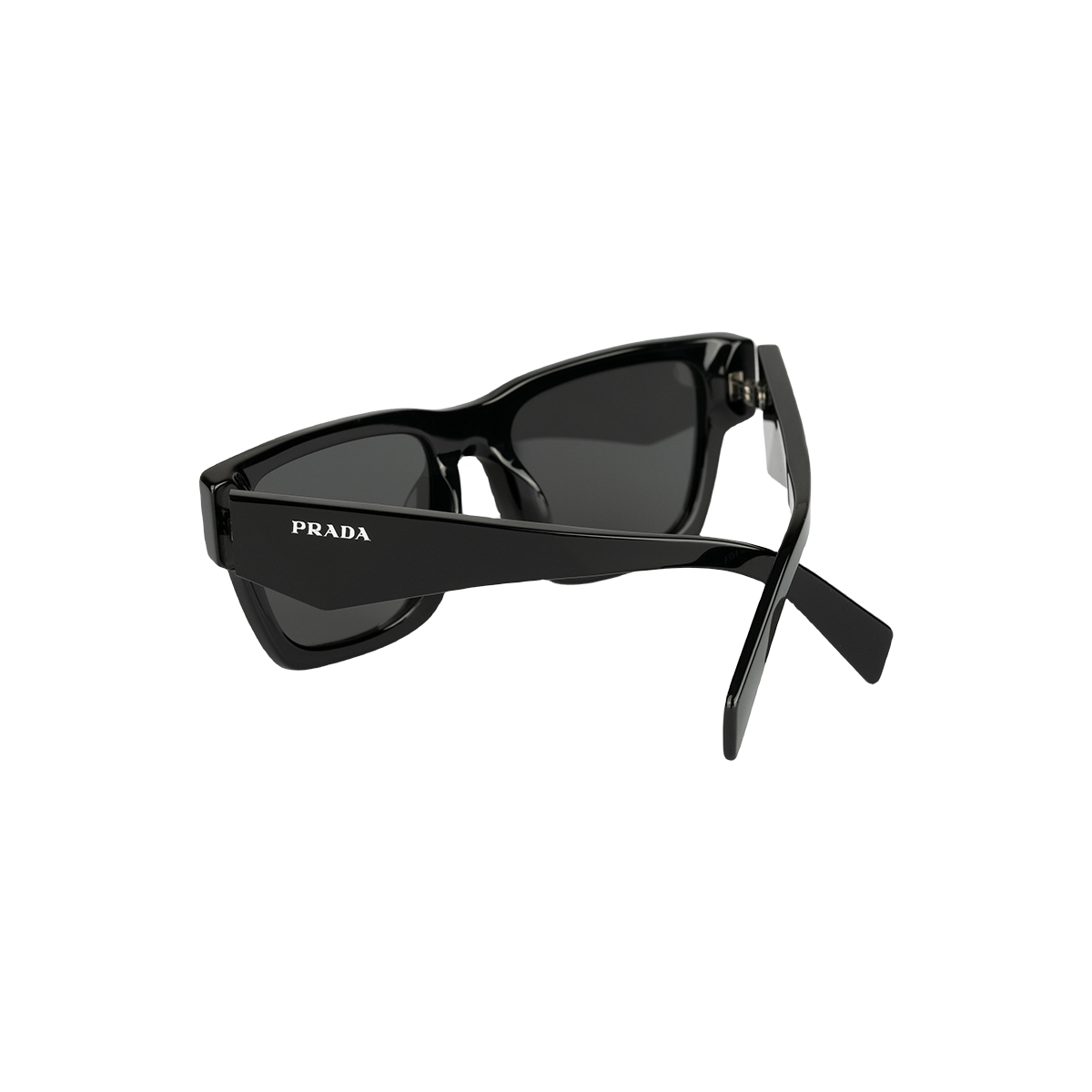 Shop Cermin Mata PRADA Geometri Square Acetate Unisex Gaya Pasangan. 0PRA06SF