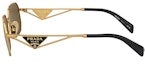 Lookbook 普拉达几何太阳镜 金色/棕色 (SPRA51)