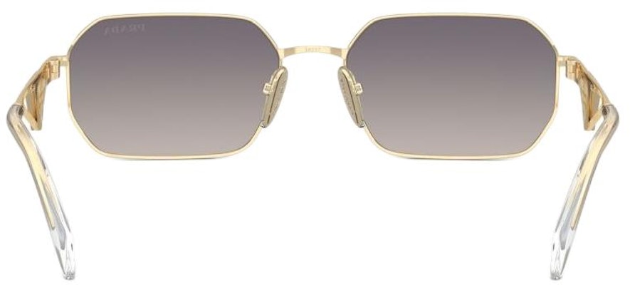 PRADA 골드 비정형 메탈 로고 선글라스 유니섹스 커플 디자인 POIZON2406211105 Shop PRADA 골드 비정형 메탈 로고 선글라스 유니섹스 커플 디자인 POIZON2406211105