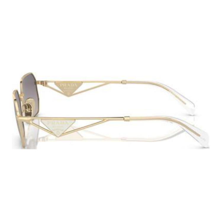 Purchase PRADA 골드 비정형 메탈 로고 선글라스 유니섹스 커플 디자인 POIZON2406211105