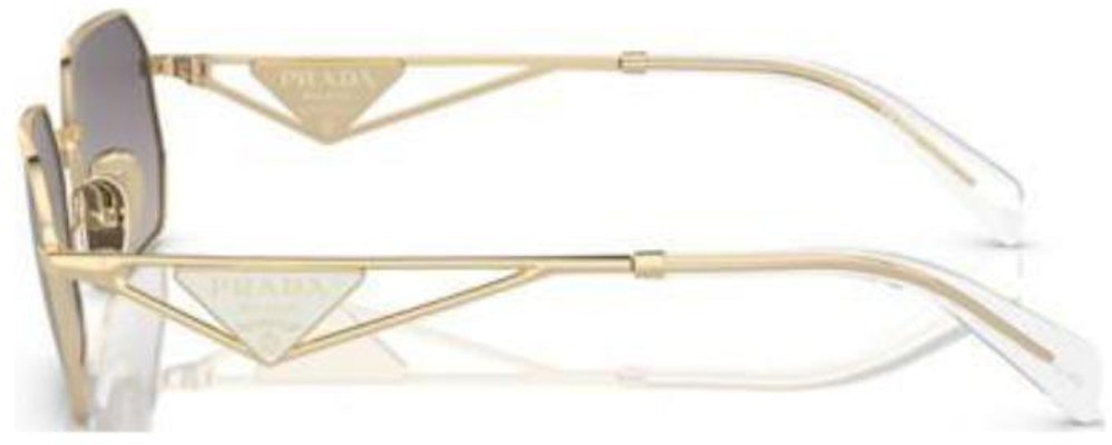 PRADA 골드 비정형 메탈 로고 선글라스 유니섹스 커플 디자인 POIZON2406211105 Purchase PRADA 골드 비정형 메탈 로고 선글라스 유니섹스 커플 디자인 POIZON2406211105