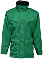 Prada Green Solid Color High Neck Pocket Flight Jacket SGC522-1WQ8-F0QG2-S-OOO Prada Green Solid Color High Neck Pocket Flight Jacket SGC522-1WQ8-F0QG2-S-OOO