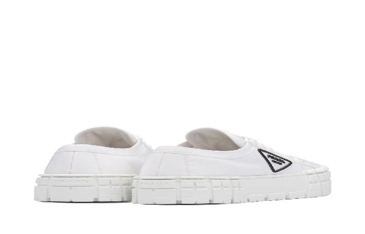 (W) Prada Double Wheel Sneakers Black 'White' 圖 3