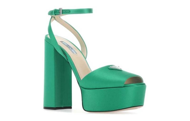 Prada Heeled Shoe 'Green' 圖 3