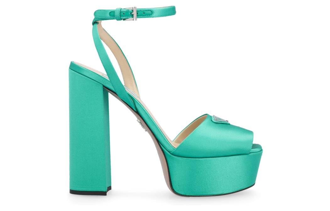 Prada Heeled Shoe 'Green' 圖 5