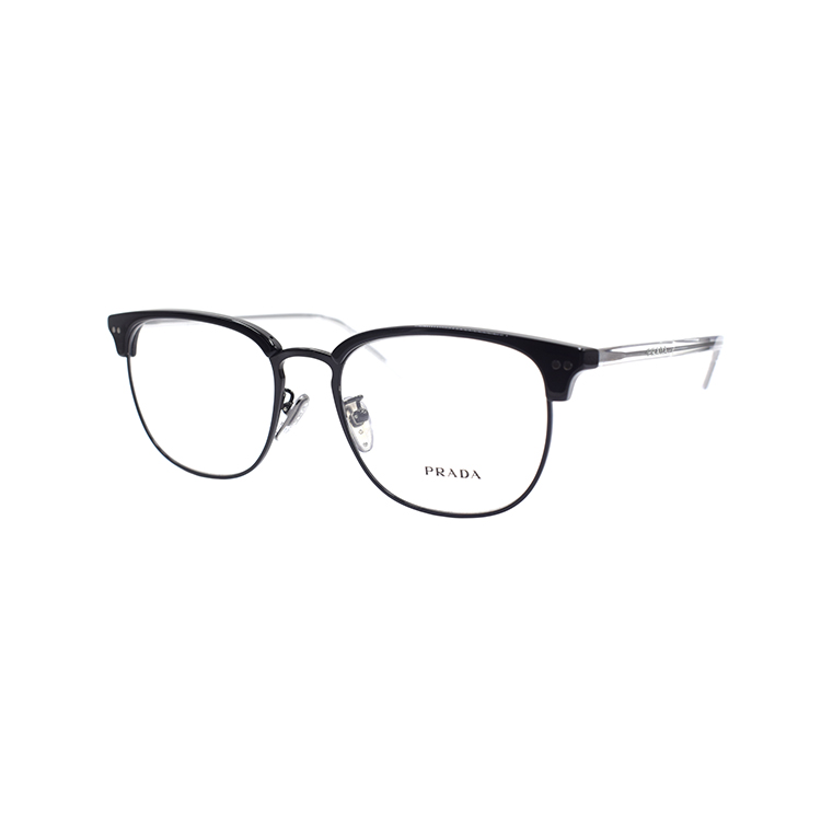 PRADA Heritage  Black Browline Optical Eyeglasses Business Style. VPR11Z-D-1AB-1O1
