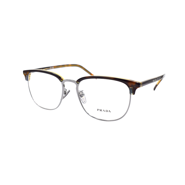 PRADA HERITAGE  Business Eyeglasses Frame - Browline Optical Glasses. VPR11Z-D-ZXH-1O1
