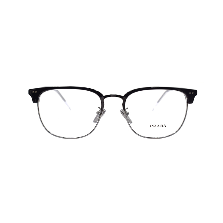PRADA Heritage  Eyeglasses Black Silver Browline Optical Frame VPR11Z-D-YDC-1O1 圖 3