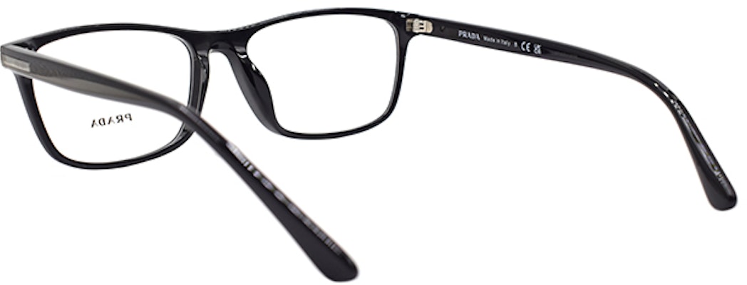 普拉达经典遗产男士黑色方形光学眼镜 VPR01Z-D 1AB-1O1 Shop 普拉达经典遗产男士黑色方形光学眼镜 VPR01Z-D 1AB-1O1