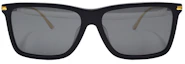 Lookbook PRADA Gafas de Sol Polarizadas Hombre Negro Mate Marco Rectangular. SPR01Z-F 1BO-08G