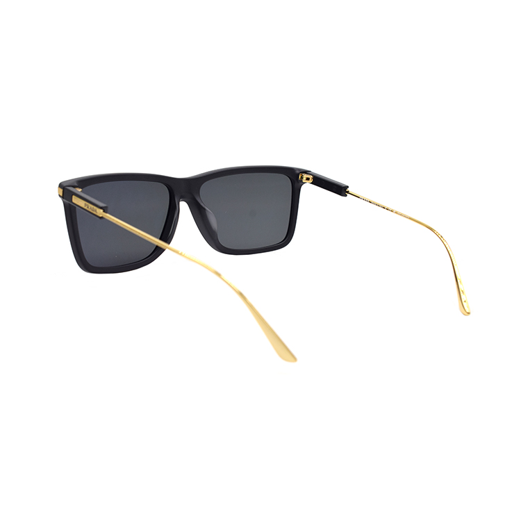 PRADA Heritage Polarized Sunglasses Matte Black Rectangular Frame for Men. SPR01Z-F 1BO-08G 圖 4