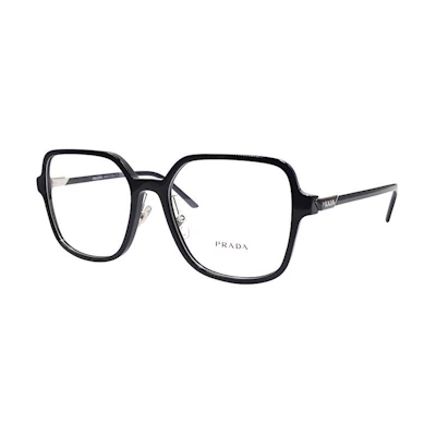 PRADA HERITAGE Square Optical Glasses, Unisex Frame, Black Holiday Travel Edition. VPR13Z-D 1AB-1O1