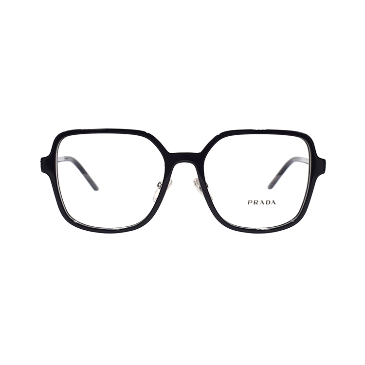 Lookbook PRADA HERITAGE Square Optical Glasses, Unisex Frame, Black Holiday Travel Edition. VPR13Z-D 1AB-1O1